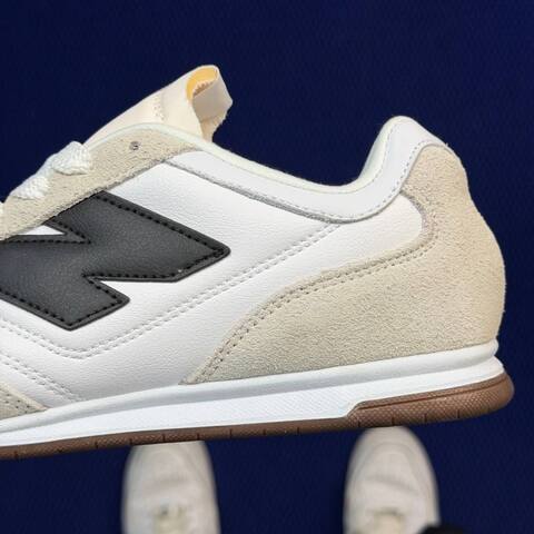New Balance URC42LA White Beige Dark Grey Gum Brown EU 40 Sneaker - Men's (BS-87109)