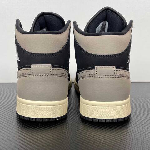 Jordan Air Jordan 1 Mid SE IB7110-002 Black Grey Cream White Sneaker (BS-87184)