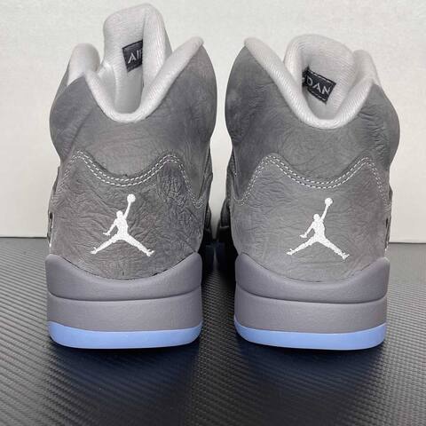 Jordan Air Jordan 5 Wolf Grey DD0587-002 Dark Grey Light Grey White Ice Blue Basketball Shoe (BS-87291)