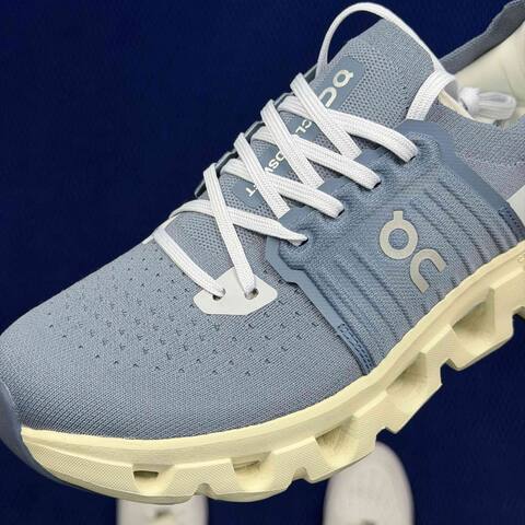 On Cloudswift 4 Blue White Cream Running Shoe Running Sneakers (BS-86749)