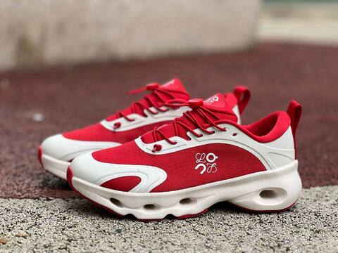 LOEWE x On Cloudsolo 3WF30604603 Red Off White US 7 EU 38 UK 5 JP 24 Running Shoe Running Sneakers - Women s BS-86773