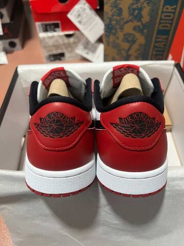 Jordan Air Jordan 1 Retro Low OG HQ6998 600 Varsity Red Black Summit White US 7 5 UK 6 5 BR 39 EUR 40 5 CM 25 5 Sneaker - Unisex (BS-87186)