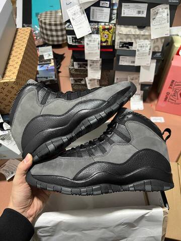 Jordan Air Jordan 10 Retro HJ6779 001 Dark Grey Black Basketball Shoe (BS-87070)