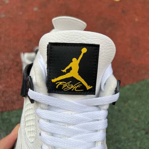 Jordan Air Jordan 4 Retro IO2463 102 White Tour Yellow Black EUR 42 Basketball Shoe - Men's (BS-87267)