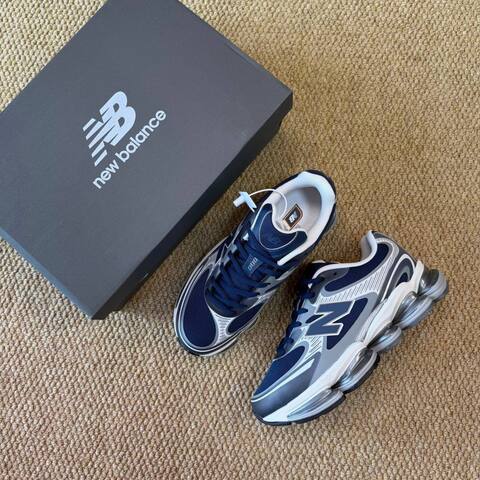 New Balance U20001PB Navy Gray White Silver USA 8 UK 7 5 EU 41 Sneaker - Men's (BS-87138)