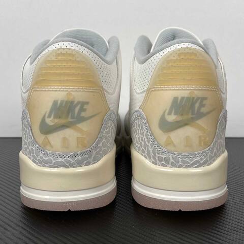 Jordan Air Jordan 3 Ivory FJ9479-100 White Grey Cream Gum Basketball Shoe (BS-87346)