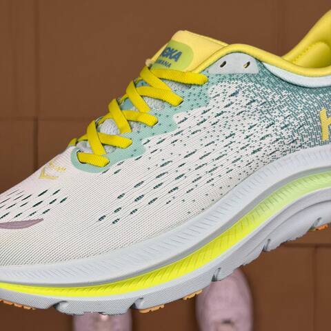 HOKA Kawana Light Blue Lime Green Yellow Running Shoe Running Sneakers (BS-86925)