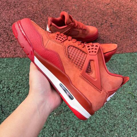 Jordan Air Jordan 4 Retro OG SP HF4340-800 Firewood Orange Sail Cinnabar MENS US 8 UK 7 EUR 41 CM 26 WMNS US 9 5 UK 7 EUR 41 CM 26 5 Basketball Shoe - Men's (BS-87247)
