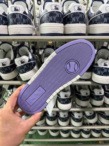 MLB Chunky Liner 3 ASXM046 White Purple Sneaker Casual