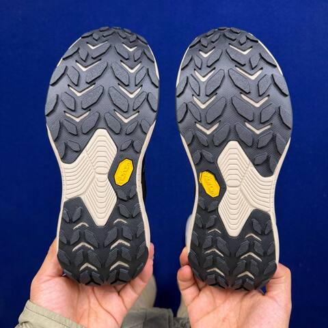 HOKA Transport Black Beige Grey Trail Shoe Trail Running Sneakers (BS-86838)