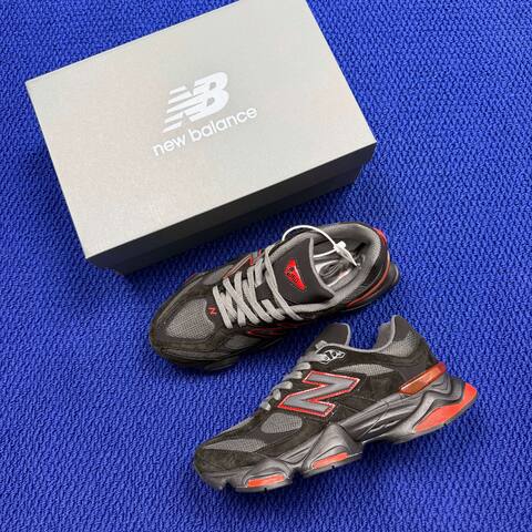 New Balance 9060 GC9060JR Black Grey Red EU 36-47 5 Sneaker - Unisex (BS-87080)