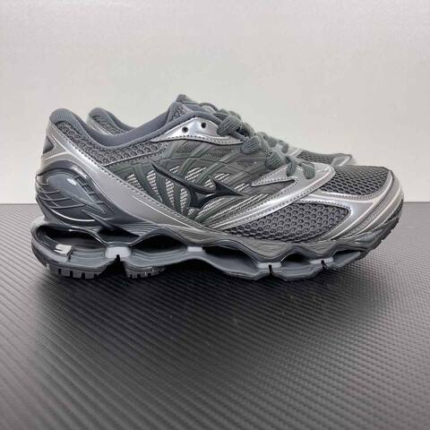 Mizuno Wave Prophecy LS A251103 Black Metallic Silver Dark Gray Running Shoe Running Sneakers (BS-86783)