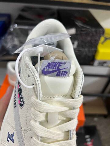 Jordan Air Jordan 1 Low Travis Scott x Doraemon x Louis Vuitton DZ2688-004 Sail Navy Blue White Sneaker (BS-87195)