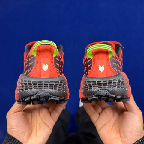 HOKA Speedgoat 2 Red Black Neon Green Trail Shoe Trail Running Sneakers (BS-86812)