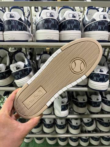 MLB Chunky Liner 3 ASXM046 Off White Beige Gold Skate Shoe Skate Sneakers (BS-86884)