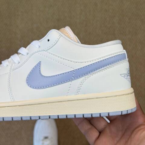 Jordan Air Jordan 1 Low DC0774 106 Sail Ghost Coconut Milk US 8 UK 7 EUR 41 Sneaker - Men's (BS-87234)