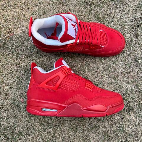 Jordan Air Jordan 4 Retro FV5029-600 University Red White US 9 5 UK 8 5 EUR 43 Basketball Shoe - Men's (BS-87279)