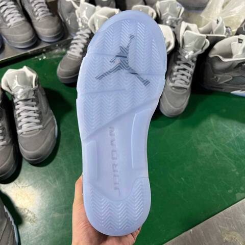 Jordan Air Jordan 5 DD0587-002 Wolf Grey White Ice Blue Basketball Shoe (BS-87288)