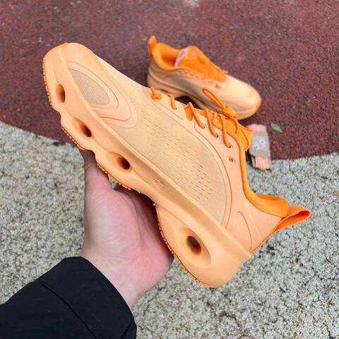 LOEWE x On Cloudsolo 3WF30600663 Orange Peach Silver US 7 EU 38 UK 5 JP 24 Running Shoe Running Sneakers - Women's (BS-86762)