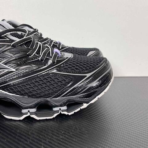 Mizuno Wave Prophecy LS Black Silver Purple White Running Shoe Running Sneakers (BS-86779)
