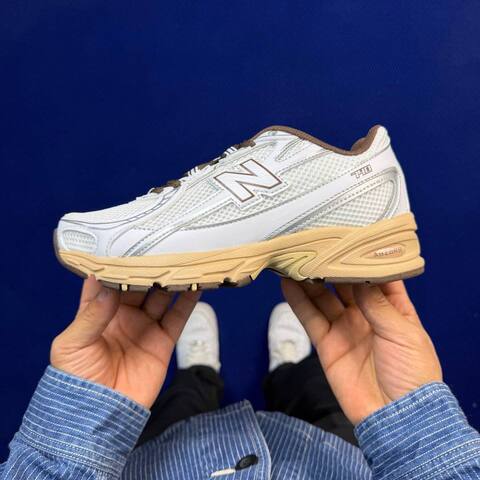 New Balance 740 U740IQ2 White Brown Beige Silver EU 38 Training Shoe - Women's (BS-87090)