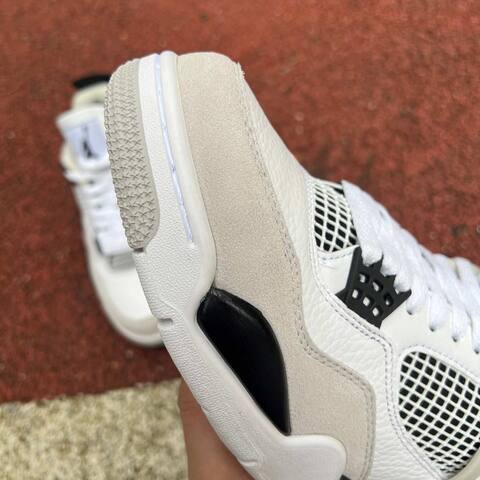 Jordan Air Jordan 4 408452-111 White Black Grey EU 36-47 5 Basketball Shoe - Unisex (BS-87256)
