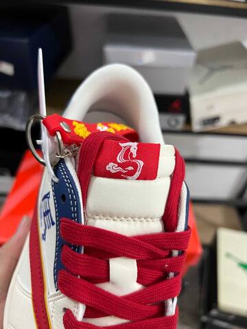 Jordan Air Jordan 1 Low Travis Scott CNY 2026 White Navy Red Gold Sneaker (BS-87214)