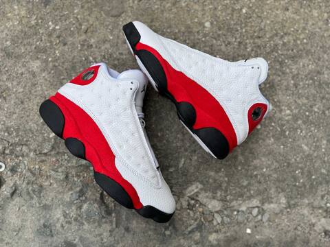 Jordan Air Jordan 13 He Got Game 414571-102 White Red Black Basketball Shoe (BS-87325)