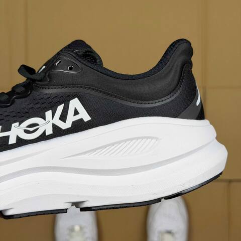HOKA Bondi 9 Black White Running Shoe Running Sneakers (BS-86902)