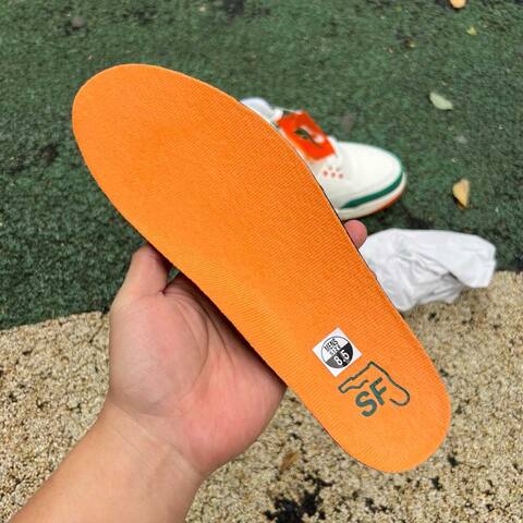 Jordan Air Jordan 3 Solefly IF4491-100 White Orange Green Sail Basketball Shoe (BS-87339)