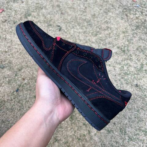 Jordan Air Jordan 1 Low OG SP DM7866 003 Black Red EU 40 Sneaker - Men's (BS-87208)