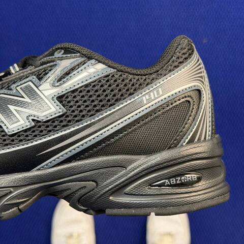 New Balance 740 U740BM2 Black Silver USA 8 UK 7 5 EUR 41 5 Running Shoe - Men's (BS-87089)