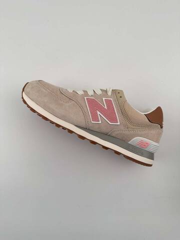 New Balance 574 ML574BCA Beige Pink Brown White Grey Sneaker (BS-87076)