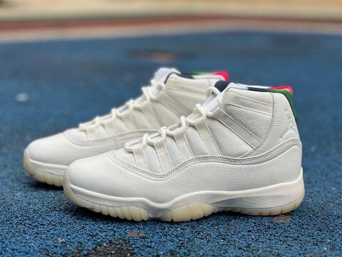 Jordan Air Jordan 11 Retro IO8959 133 Sail Newsprint Sport Royal US 9 5 UK 8 5 BR 41 EUR 43 Cm 27 5 Basketball Shoe - Men's (BS-87322)