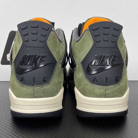 Jordan Air Jordan 4 Retro UNDEFEATED IB1519-200 Olive Green Black Sail Orange Basketball Shoe (BS-87272)