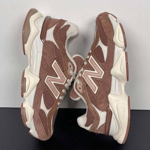 New Balance 9060 U9060CCC Brown Off White Beige Sneaker (BS-87118)