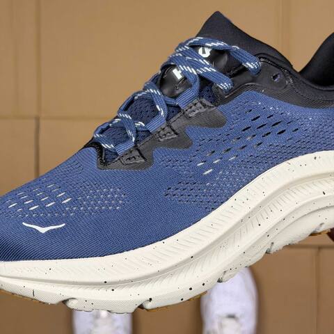HOKA Kawana 2 Navy Blue Black White Gum Running Shoe Running Sneakers (BS-86920)