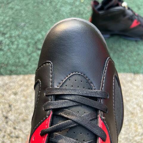Jordan Air Jordan 6 Retro PRM II6558 001 Off Noir Pocante Red US 9 5 UK 8 5 BR 41 Cm 27 5 Basketball Shoe - Men's (BS-87297)