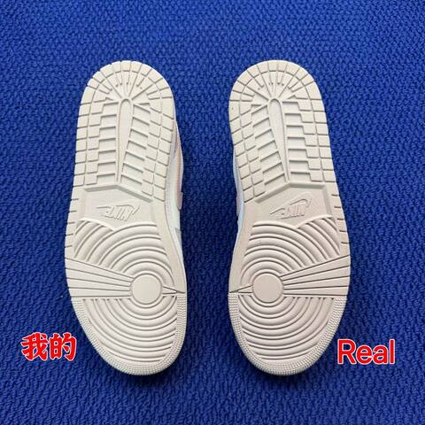 Jordan Air Jordan 1 Low DC0774-606 White Light Grey Light Pink Sneaker (BS-87155)