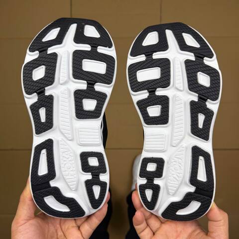 HOKA Bondi 9 Black White Running Shoe Running Sneakers (BS-86902)