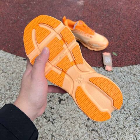 LOEWE x On Cloudsolo 3WF30600663 Orange Peach Silver US 7 EU 38 UK 5 JP 24 Running Shoe Running Sneakers - Women's (BS-86762)