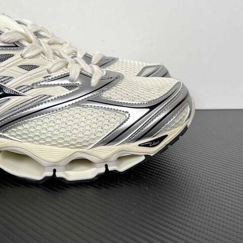 Mizuno Wave Prophecy LS D1 GA251101 Off White Silver Black Running Shoe Running Sneakers (BS-86784)
