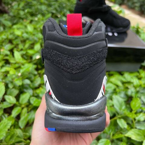 Jordan Air Jordan 8 Retro 305381-062 Black True Red White Gunmetal EUR 43 Basketball Shoe - Men's (BS-87312)