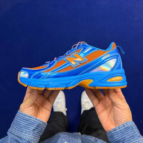 New Balance 740 U740CB2 Blue Orange Iridescent Gum USA 6 5 UK 6 EUR 39 5 Training Shoe - Women's (BS-87101)
