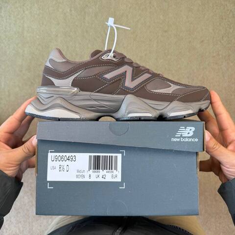 New Balance 9060 U9060493 Chocolate Brown Grey EU 42 Sneaker - Men's (BS-87137)