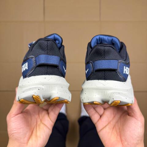 HOKA Kawana 2 Navy Blue Black White Gum Running Shoe Running Sneakers (BS-86920)