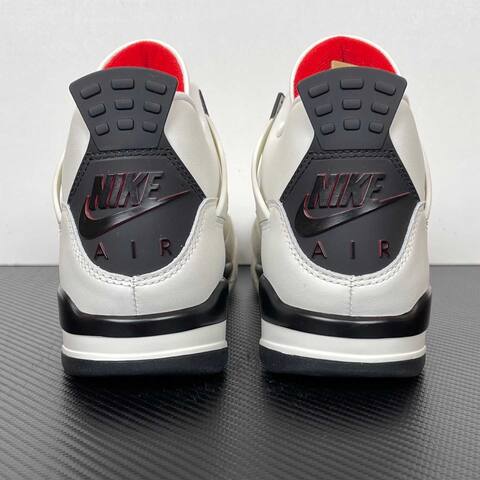 Jordan Air Jordan 4 Flight Club IM4002-100 Sail White Black Red Basketball Shoe (BS-87261)