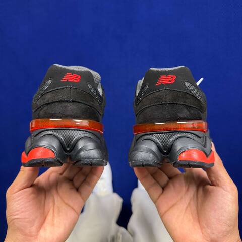 New Balance 9060 GC9060JR Black Grey Red EU 36-47 5 Sneaker - Unisex (BS-87080)