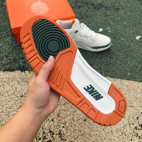 Jordan Air Jordan 3 Retro OG SP SoleFly Miami IF4491100 Sail Gorge Green Orange US 13 UK 12 BR 46 EUR 47 5 Cm 31 Basketball Shoe - Unisex (BS-87349)