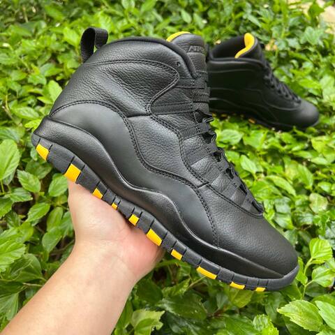 Jordan Air Jordan 10 Retro HOH HJ6779 001 Black Yellow EU 43 Basketball Shoe - Men's (BS-87067)